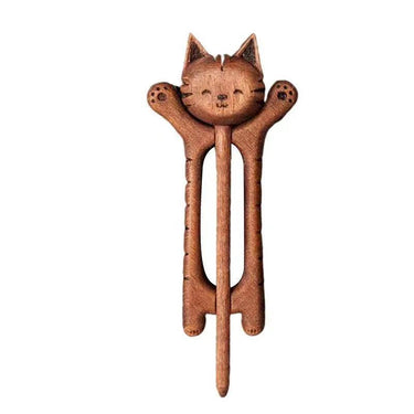 Critter Friends Wooden Brooch Brooches & Lapel Pins KittyNook Cat Company